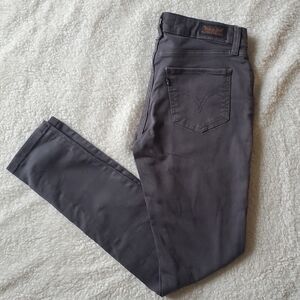 Levi 535 Skinny Jean Legging Dark Charcoal Grey Size 9